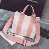 Canvas Shoulder Bag Large Capacity Ladies Handbag