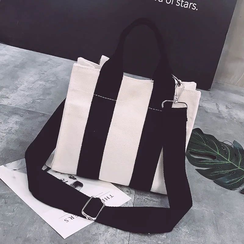 Canvas Shoulder Bag Large Capacity Ladies Handbag