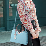 Summer Leather Shoulder Crossbody Bag with Zipper