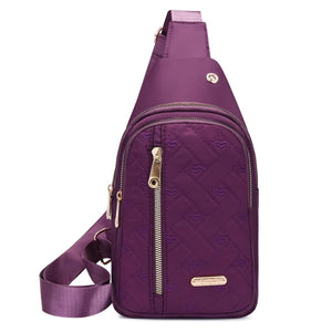 Casual Nylon Chest Bags Waist Packs Crossbody Shoulder Handbags for Phone