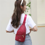 Casual Nylon Chest Bags Waist Packs Crossbody Shoulder Handbags for Phone