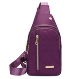 Casual Nylon Chest Bags Waist Packs Crossbody Shoulder Handbags for Phone