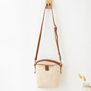 Canvas Crossbody Bag for Women Small Satchel Single Shoulder Phone Bag