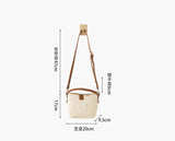 Canvas Crossbody Bag for Women Small Satchel Single Shoulder Phone Bag