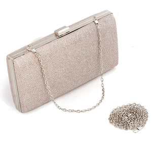 Women's Chain Box Clutch Shoulder Bag