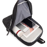 Women's Backpack Oxford Cloth School Bag Large Capacity Double Zipper Travel Sho