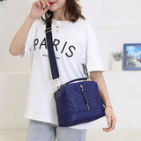Ladies Nylon Small Square Bag with Tassel
