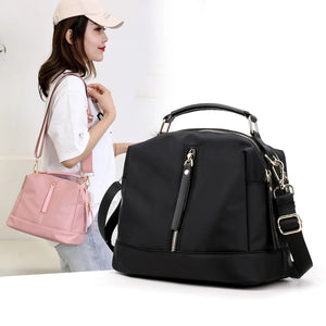 Ladies Nylon Small Square Bag with Tassel