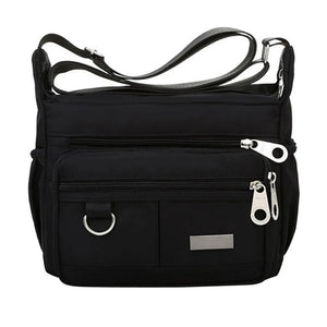 Waterproof Nylon Shoulder Bag for Women Crossbody Handbag