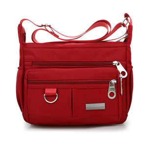 Waterproof Nylon Shoulder Bag for Women Crossbody Handbag