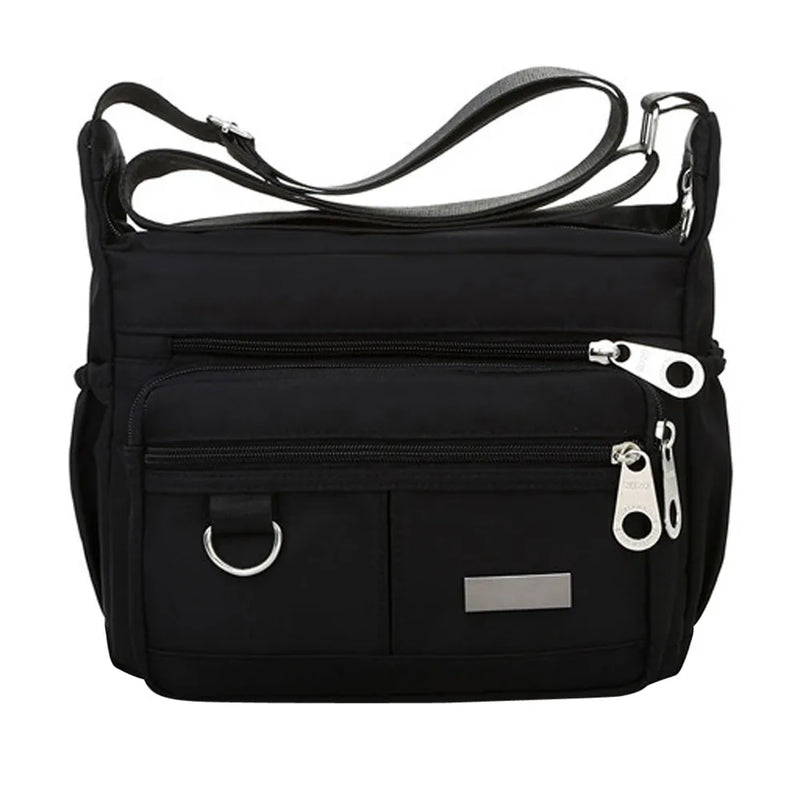 Waterproof Nylon Shoulder Bag for Women Crossbody Handbag