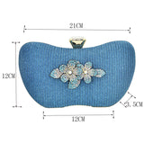 Crystal Wedding Clutch Purse Evening Bag Japanese Wallet