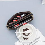 Double Zipper Women's Wallet Clutch Bag