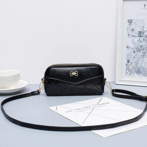 Double Zipper Women's Wallet Clutch Bag