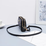 Double Zipper Women's Wallet Clutch Bag