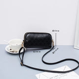 Double Zipper Women's Wallet Clutch Bag