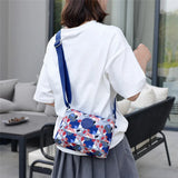 Flower Print Vintage Women Crossbody Bags Large Capacity Travel Bag
