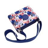 Flower Print Vintage Women Crossbody Bags Large Capacity Travel Bag
