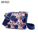 Flower Print Vintage Women Crossbody Bags Large Capacity Travel Bag