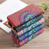 Ladies Retro Embroidered Wallet Ethnic Style Hand Carry Wallet