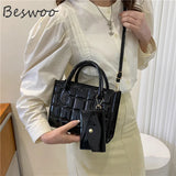 Lacquered Embossed Crossbody Shoulder Bag for Women
