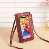 Women's Touch Screen Crossbody Purse