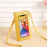 Women's Touch Screen Mobile Phone Bag Anti-theft Crossbody Purse
