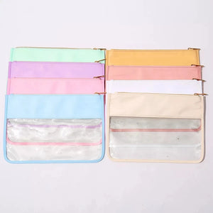 Transparent Waterproof Cosmetic Bag PVC Clear Makeup Organizing Bags
