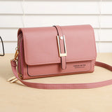 Leather Messenger Handbag Women Shoulder Bag Large Capacity Crossbody Purse