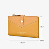 Short Lychee Pattern Wallet for Women