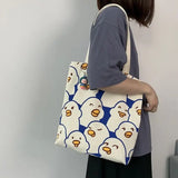 Canvas High Women's Purses Shoulder Handbag Female Messenger Tote Bag