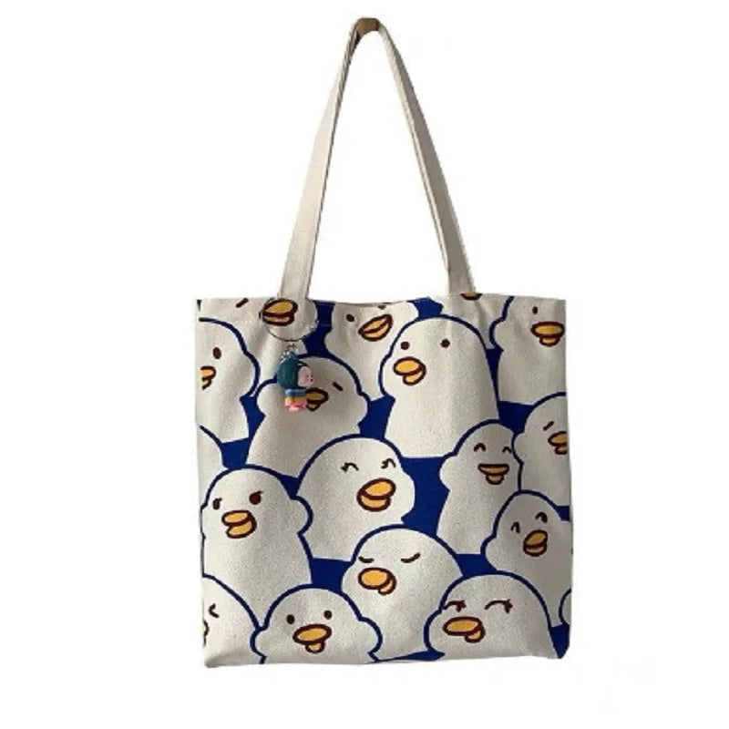 Canvas High Women's Purses Shoulder Handbag Female Messenger Tote Bag