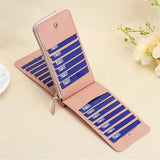 Long Wallet with Zipper, Multi-Card Slots, European/American Style