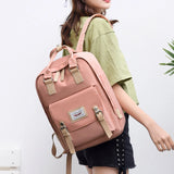 Lady Korea Style Waterproof Backpack Laptop Women Book Bag Female College