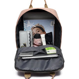 Lady Korea Style Waterproof Backpack Laptop Women Book Bag Female College
