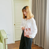 Winter Retro Crossbody Bag with Fawn Pendant