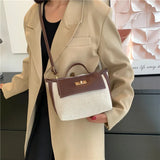 Women Crossbody Leather Shoulder Bag Top Handle Purse
