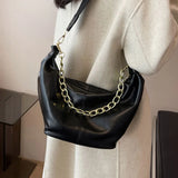 Large Chain Shoulder Bag Western Style Handbag