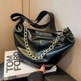 Large Chain Shoulder Bag Western Style Handbag
