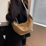 Large Chain Shoulder Bag Western Style Handbag