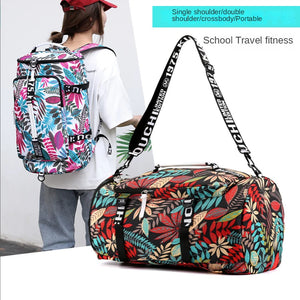 Large Capacity Backpack Female Bag Leisure Travel Schoolbag