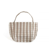Stripe Print All-Match Shoulder Tote Handbag