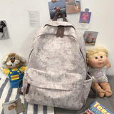 Large Capacity Retro Women Backpack College Schoolbag Laptop Backpack