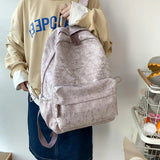 Large Capacity Retro Women Backpack College Schoolbag Laptop Backpack