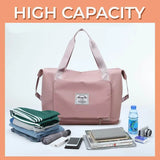 Large Capacity Folding Waterproof Travel Tote Handbag Duffle Bag
