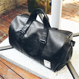 Large-Capacity PU Handbag Waterproof Travel Sports Bags Business Luggage