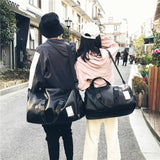 Large-Capacity PU Handbag Waterproof Travel Sports Bags Business Luggage