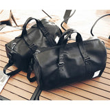 Large-Capacity PU Handbag Waterproof Travel Sports Bags Business Luggage