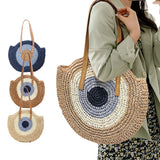 Large Capacity Straw Woven Bag Summer Beach Travel Women Bags