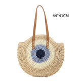 Large Capacity Straw Woven Bag Summer Beach Travel Women Bags